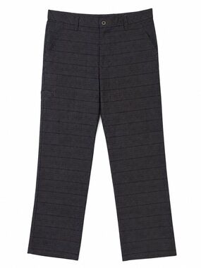 prAna Plaid Stretch Commuter Pants Men’s 34 Gray Check Travel Business Casual